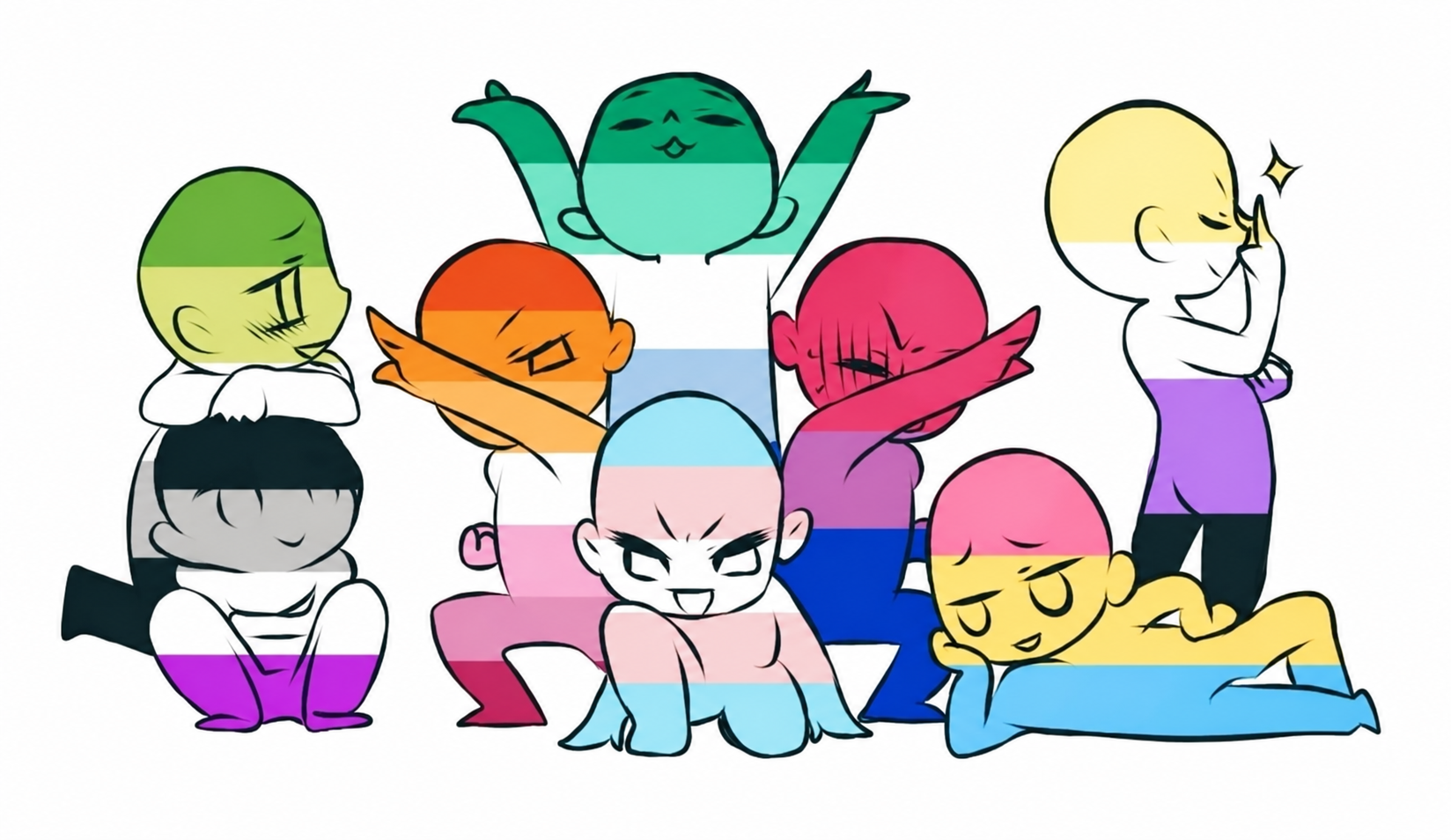 Illustration representing community, conversation, and connection on Bent